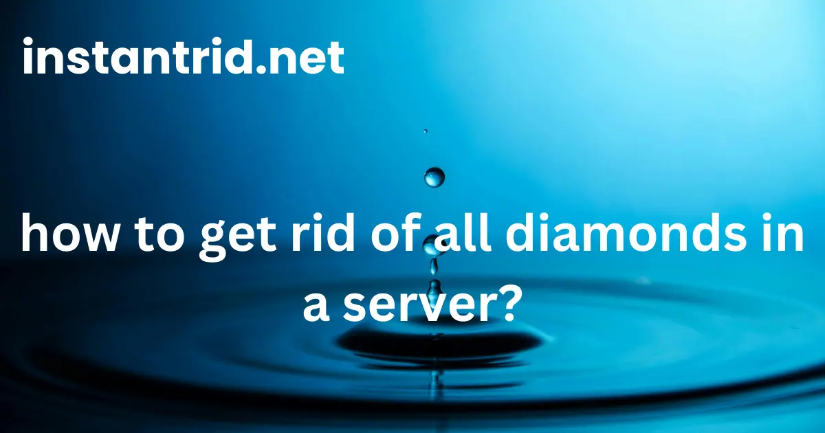 diamonds in a server