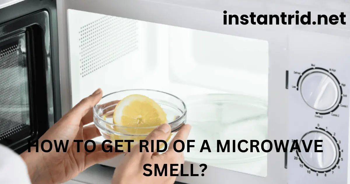 how to get rid of a microwave smell